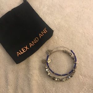 Pair of Alex and ani bangles